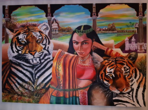 peinture tigres